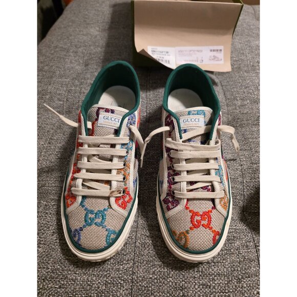 Gucci Tennis 1977 Psychedelic GG Multicolor Men’s Sneakers Size 7G main image 9